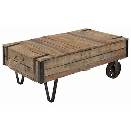 Industral Cart Cocktail Table